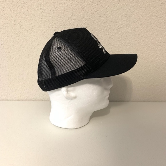 SOULCYCLE Embroidered Skull Trucker Hat Mesh Snapback Black Unisex Adult - Picture 4 of 8